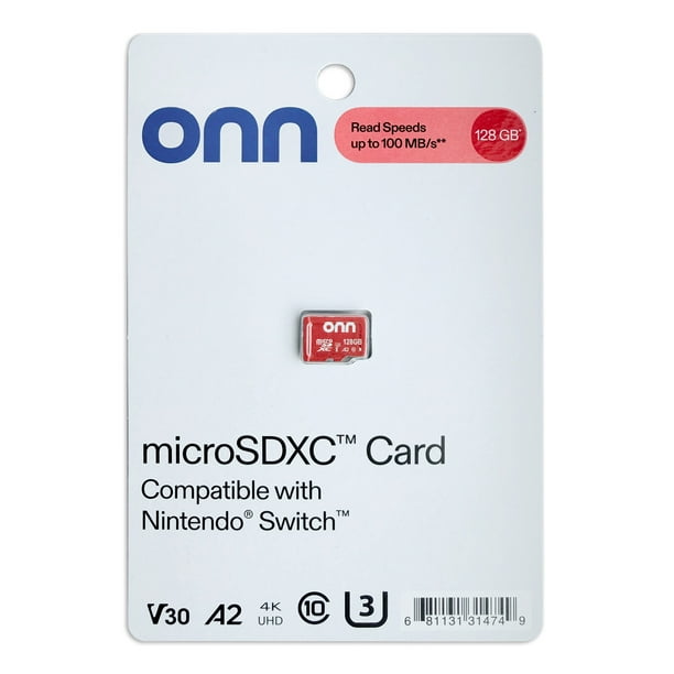 Nintendo Switch 本体 microSD 128GB onn 128 GB microSDXC U3 Memory Card for Nintendo Switch - Walmart
