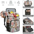 thumbnail image 5 of Travel Cooler Bag - Pioneer Flower Floral Print Pattern Camping Beer Cooler Backpack with Bottle Opener- Waterproof Insulated Picnic Backpacks - Cooler Bag for Beach, 5 of 6