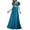 Dark Blue, variant on Regency Dresses for Women Empire Waist Puff Sleeve Evening Dress Victorian Fancy Tea Gown Halloween