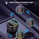 thumbnail image 3 of Cargador de Coche USB C, Adaptador de Cargador de Coche USB-C y USB-A Dual de 4 Puertos de 90 W con Luz, Adaptador de Carga Rápida Multipuerto PD/QC, 3 of 5