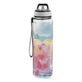 thumbnail image 2 of BZSMCE Sport Bottle Raspberry Lemonade Summer Drink Outdoor sports Water Bottle Size: 10.4x3in, 2 of 7