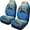 Ocean Turtle Oil Painting, variant on ZIATUBLE Sunflower Cow Car Front Seat Covers Butterfly Wooden Auto Seats Protectors 2 Pcs Universal Fit for SUV Sedan Van Stretchy Vehicle Bucket Seat Covers Car Accessories for Interior Decor