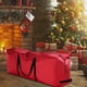 thumbnail image 4 of Bolsa de Árbol de Navidad CUTICAT a Prueba de Desgarros, Impermeable, Rojo, 122x38x51cm, Bolsillo de Almacenamiento, 4 of 7
