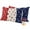 Blue Red Beige, variant on 2 Pack Outdoor Waterproof Throw Pillows,4th of July Stars Blue Red White Thin Decorative Square Pillow Case Patio Pillows for Chair Couch Sofa 16x16in