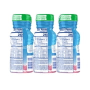 (4 pack) PediaSure Grow & Gain with Fiber & Immune Support, Strawberry, 8-fl-oz Bottle, Pack of 6