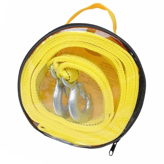 Raindrops 1Pcs Car Rope Winch Rope Fluorescent Safety Nylon Yellow for Outdoor Situations