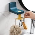 thumbnail image 5 of Amdohai Utensil Holder Adhesive Wall Hooks Hanger Rotating Retractable Space-saving Rack Wall Organizer Spatula Spoon Kitchen Bathroom, 5 of 5