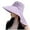 Purple, variant on Women Summer Large Bucket Hat Visor Neck Outdoor Mountaineering Fisherman Sun, Pink