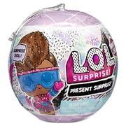 LOL Surprise Winter Chill Dolls With 8 Surprises Including Collectible Doll, Fashions, Doll Accessories, Holiday Ornament Reusable Packaging – Great Gift for Girls Ages 4+