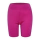 thumbnail image 5 of Pantalones cortos Prolriy para mujer, para entrenamiento, gimnasio, elásticos, de cintura alta, deportivos, color rosa intenso, talla M, 5 of 8