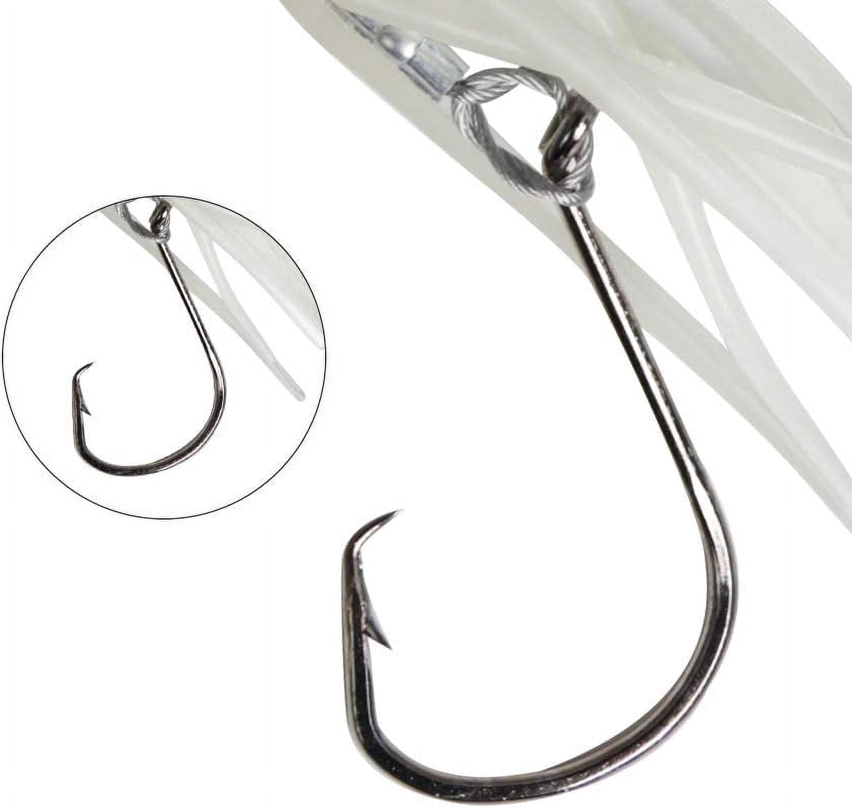 Dr.Fish Flashers for Fishing Saltwater Fishing Lure Trolling Squid Surf Fishing Surfcasting 6" Deep Drop LED Light Mahi Tuna Salmon Wahoo Marlin Green