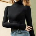 thumbnail image 7 of Women's Turtleneck Pullover Sweater â Winter Warm Ribbed Cotton Long Sleeve Slim Fit High Neck Base Layer Top for Fall & Winter, 7 of 7