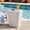 White, variant on FOROUTIA 16.6 Inch Trapezoid Magnesium Oxide Side Table, Weather Resistant Outdoor Accent End Table, Modern Patio Side Table for Backyard Deck Poolside Indoor Living Room