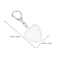 thumbnail image 2 of LOLIPPYY 1Set Portable Transparent Guitar Pick Holder Keyring Case for Acoustic Guitar Accessories, 2 of 8