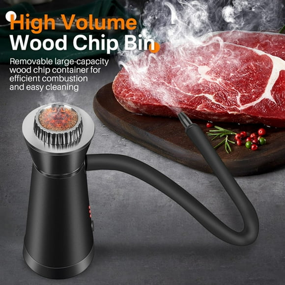 Kits de infusor de humo shamjiam para alimentos negro