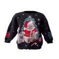 thumbnail image 4 of Women Knitted Sweater Christmas Bear Print Thickened Pullover Tops, 4 of 5