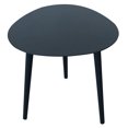 thumbnail image 1 of Table d'appoint de patio Istanbul en aluminium, finition noire, 1 of 3