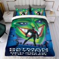 thumbnail image 4 of Batman del Futuro Conjunto de sábanas temático, trío de piezas, cómodo y amigable con la piel, diseño único, regalo de decoración para el hogar para familiares, amigos y fans,140cm *210cm, 4 of 6