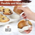 thumbnail image 2 of MetalM - Silicone Muffin Pan, Cupcake Pan 12 Cups Regular Size Muffin Tin Non Stick Muffin Pan for Baking Banana Muffin, Cupcake, Egg Muffin 2 Pack Confetti, 2 of 13