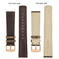 thumbnail image 2 of Retro Genuine Leather Watch Straps,18mm Replacement Watch Band with Stainless Steel Buckle, 2 of 7