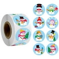 thumbnail image 3 of 500 Unids Etiquetas de Pegatinas de Navidad Baoblaze Decorativas de Navidad 8 Estilos, 3 of 8
