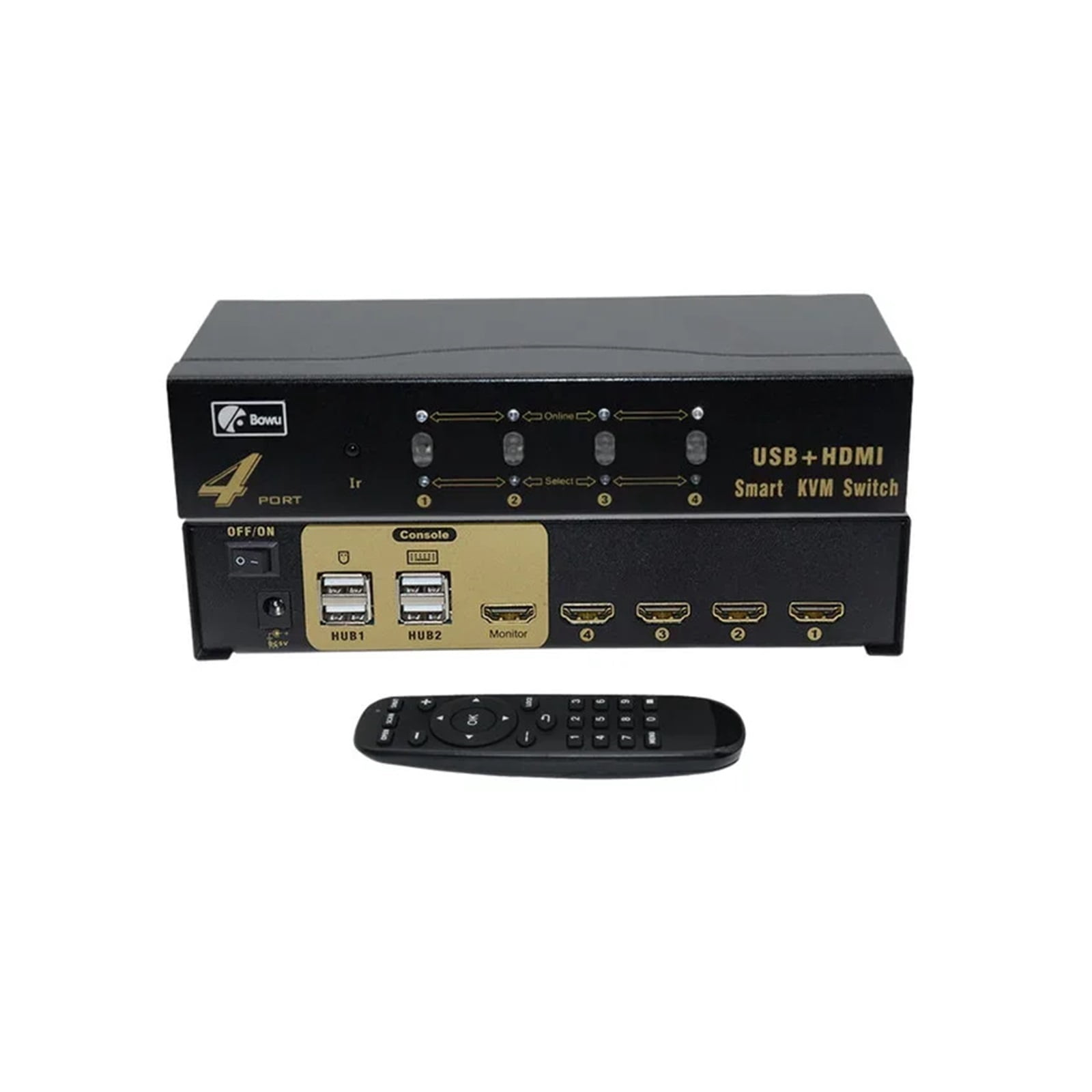 4Ports USB KVM Smart Switch -compatible USB Converter Four In One Out Computer Share Projector Keyboard Mouse Monitor Device
