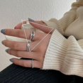 thumbnail image 1 of S925 Sterling Silver Retro Niche Design Ring For Women Does Not Fade, 1 of 3