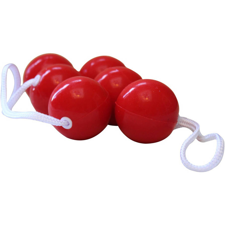 BolaBall Ladderball Ladder Golf Game Replacement Balls, Set of 3, Red