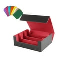 thumbnail image 1 of BELOVING Card Deck Box Card Storage Box for Baseball Card Standard Cards Graded Cards Red, 1 of 10