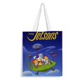 thumbnail image 1 of The Jetsons Bolso de tela con estampado de lienzo para mujer, bolsa de compras reutilizable y estética, con cremallera interior, regalo para mujer, 35 × 40 cm., 1 of 6