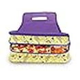 thumbnail image 3 of Picnic Plus Psm-721Bu Entertainer Hot & Cold Food Carrier- Buttercup, 3 of 4