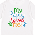 thumbnail image 4 of Inktastic My Pappy Loves Me Boys or Girls Long Sleeve Toddler T-Shirt, 4 of 5