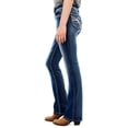 thumbnail image 2 of WallFlower Women's Luscious Curvy Bootcut Mid-Rise Insta Stretch Juniors Jeans (Standard and Plus), 2 of 7