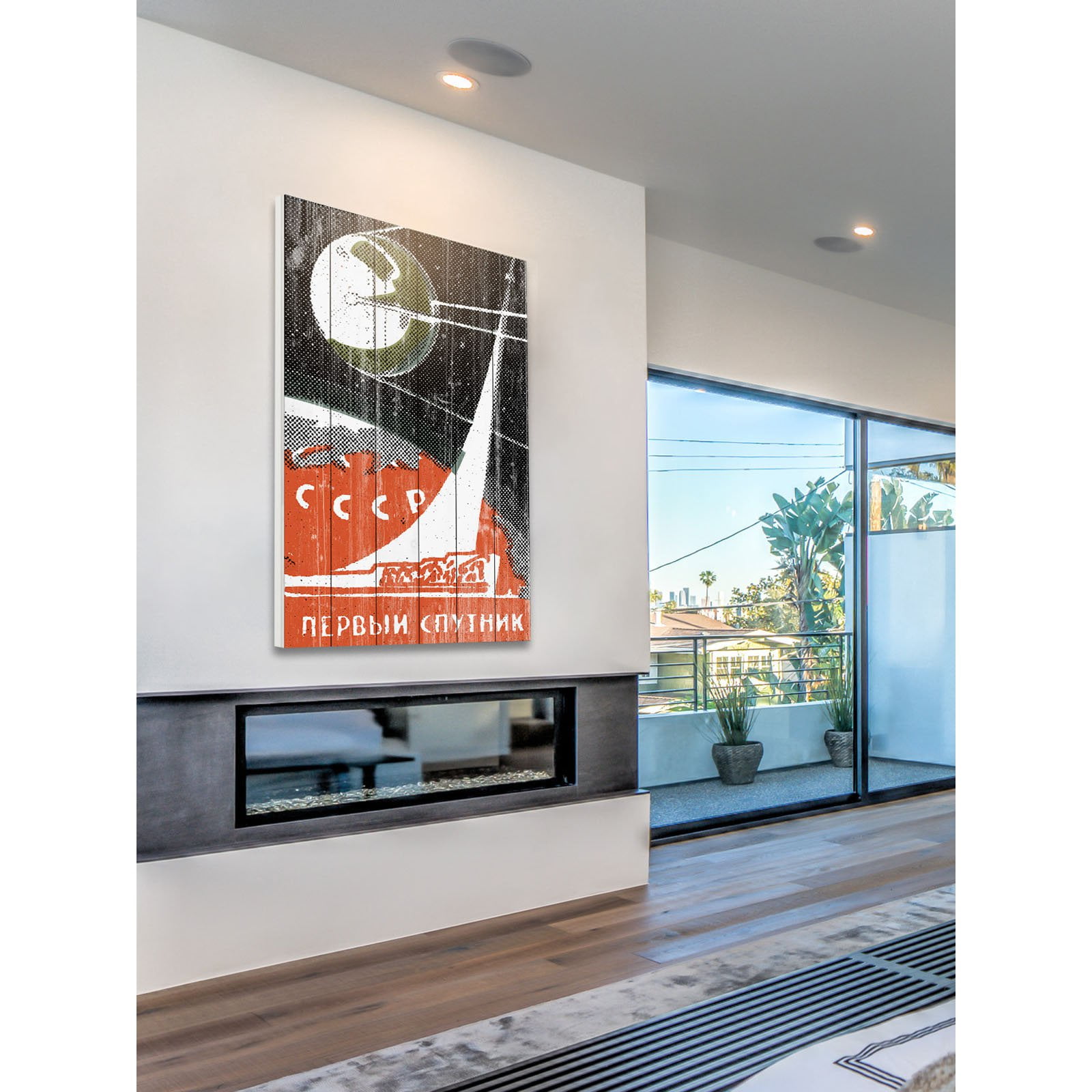 Marmont Hill ''Sputnik'' Graphic Art on Wood