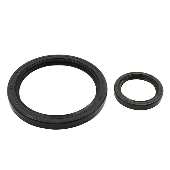 Black Oil Pump Front Rear Crankshaft Seal Set for Honda 91212-PR3-003 91214-PLE-003