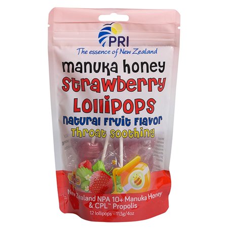 CHILDRENS PROPOLIS & MANUKA HONEY LOLLIPOPS Pack of 6