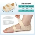 thumbnail image 4 of XIRQI Gel Heel Protector with Arch Support-Breathable Cushion for Plantar Fasciitis,Heel Pain & Achilles Tendonitis Relief,Adjustable for Men & Women, 4 of 7