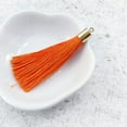 thumbnail image 3 of U8MO 4pcs/lot Metal hat tassels for jewelry making DIY Earrings Tassel Pendants Trim-Lt coffee-4pcs, 3 of 9
