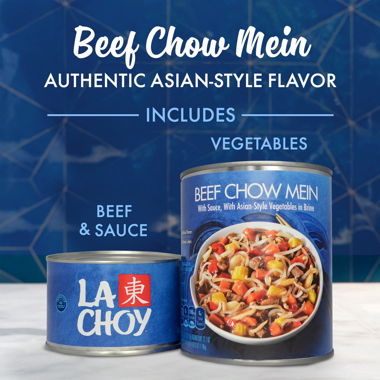 La Choy Beef Chow Mein, Beef and Vegetables in Sauce, 42 oz