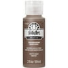 FolkArt 2560E Acrylic Craft Paint, Matte Finish, Bark Brown, 2 fl oz