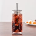 thumbnail image 4 of Way to Celebrate 20oz Pumpkin Can Sipper,2 Pieces, 4 of 6
