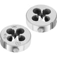 thumbnail image 1 of HUGFEGWE 12-24 UNC Round Die, Machine Thread Right Hand Threading Die, Alloy Tool Steel 2pcs CJB91-23392, 1 of 6