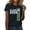 Black, variant on MEICHEN Graduation Gifts for Her: Class Of 2026 Senior 26 High School Graduation T Shirt Womens Spring Summer Tops