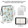 thumbnail image 3 of ALAZA Flamingo Hibiscus Palm Trading Card Binder 4 Pocket Cards Collection Album 400 Folder Holder, 3 of 6