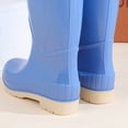 thumbnail image 4 of Ticikt Rain Boots for Men Women, Waterproof Rubber Boots with Unique Design, Comfort Lightweight Work Mud Boots, Garden Boots for Farming Gardening Fishing,Color:Sky Blue,Size:40, 4 of 5