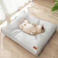 thumbnail image 3 of Waterproof Dog Bed Pet Sleeping Mat Small Medium Big Large Cat Pet Sofas Beds Kennel House Pets Products Mattresses Supplies (5-plus velvet,M 55x40x9cm), 3 of 7