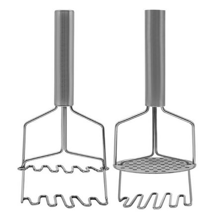 

NUOLUX 2pcs Handheld Potato Mashing Tool Potato Mashers Kitchen Dual-layer Masher