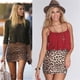 thumbnail image 1 of Txlixc Falda sexy de lápiz de bodycon, minifalda de fiesta de cintura alta de leopardo Txlixc moda, 1 of 6