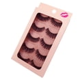 thumbnail image 3 of 5 Pairs False Eyelashes Natural Long Thick Beauty Eyelashes Fake Eyelashes, 3 of 10