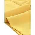 thumbnail image 5 of Unique Bargains Blouse Évasée à Manches Longues pour Femmes avec Nœud dans le Dos Crop Top de Fête, 5 of 5